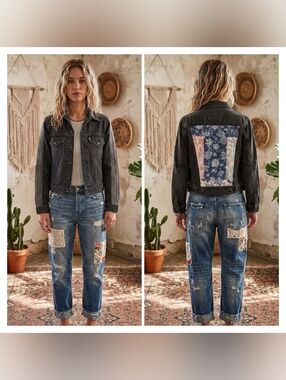 Upcycled LEVI'S Made & Crafted jean jacket XS